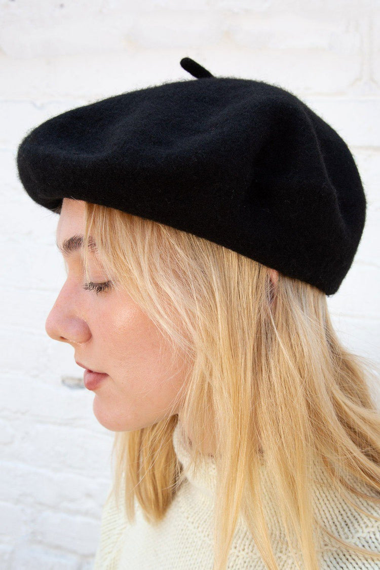 Wool Beret | Black