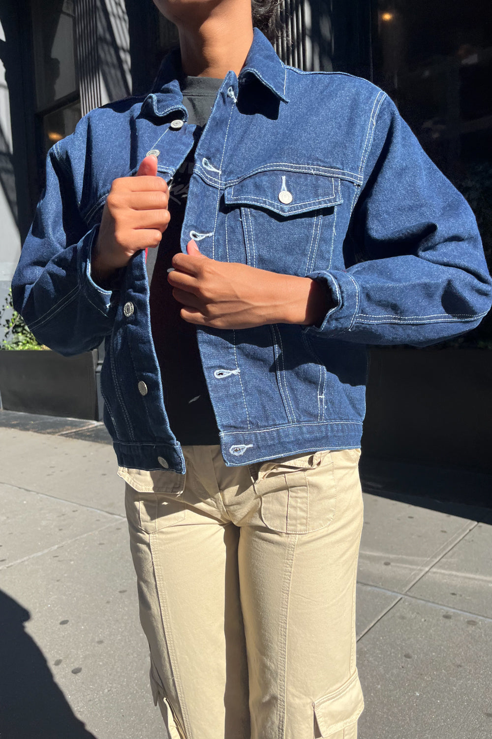 Kaylee Dark Wash Denim Jacket