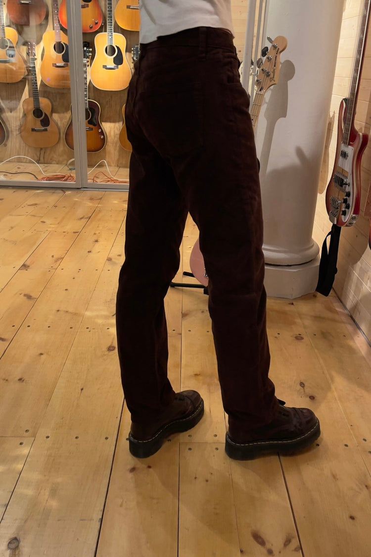 Addison Corduroy Pants | Chocolate / S