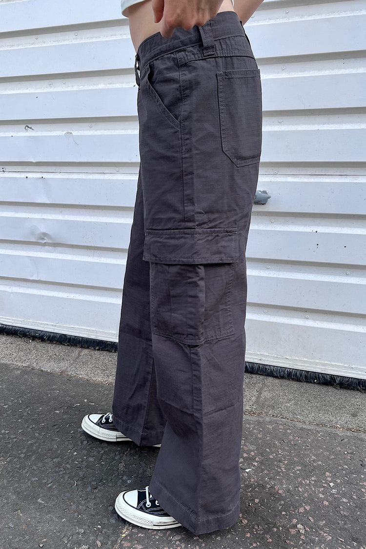 Tatum Cargo Pants | Grey / S