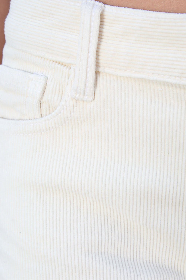 Brielle Corduroy Pants | Ivory / S