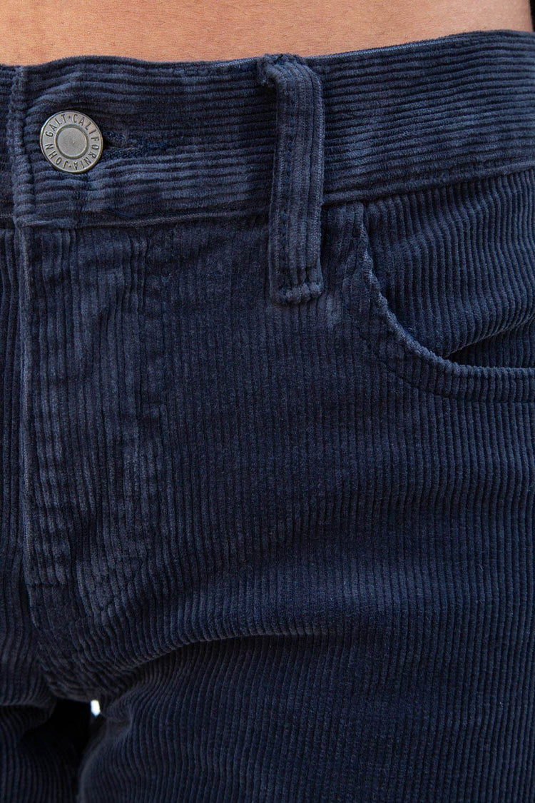 Brielle Corduroy Pants | Navy Blue / S