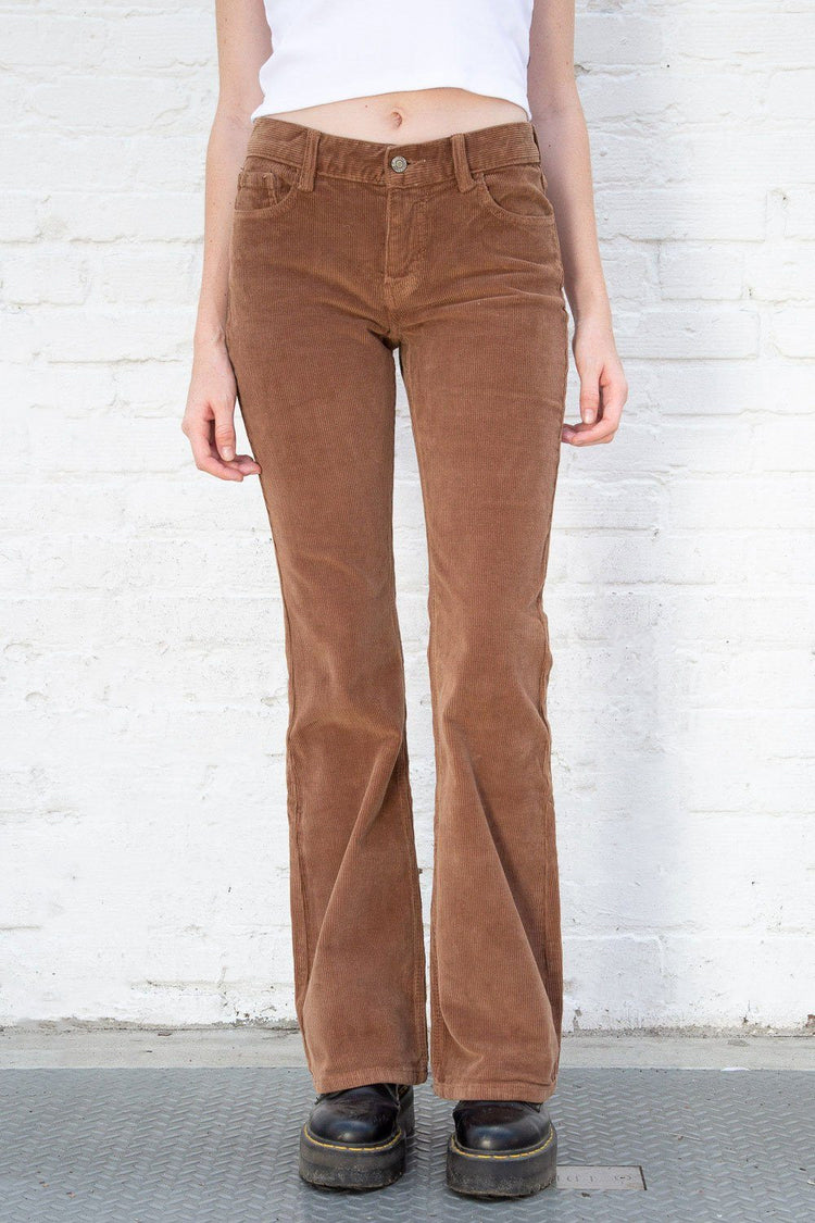 Brielle Corduroy Pants | Brown / S