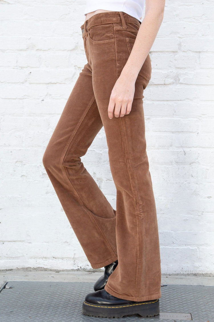 Brielle Corduroy Pants | Brown / S