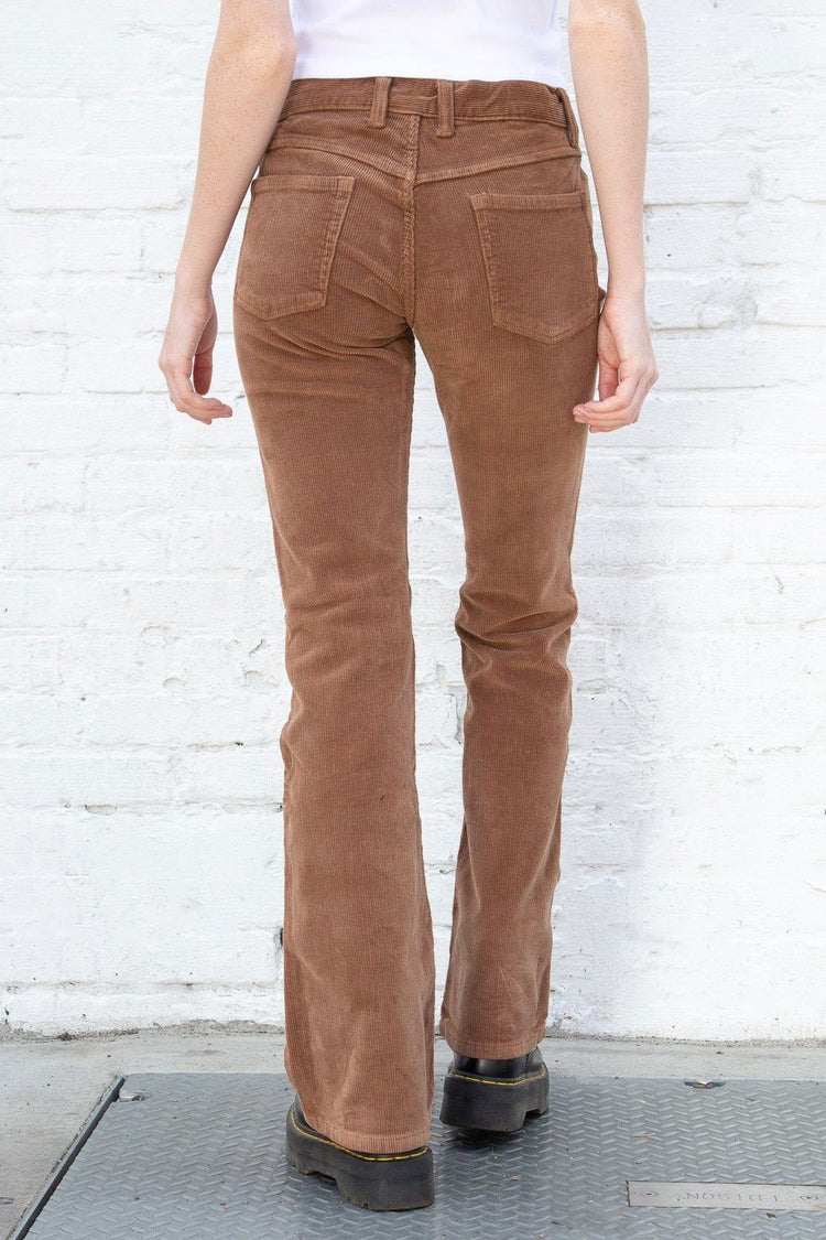 Brielle Corduroy Pants | Brown / S