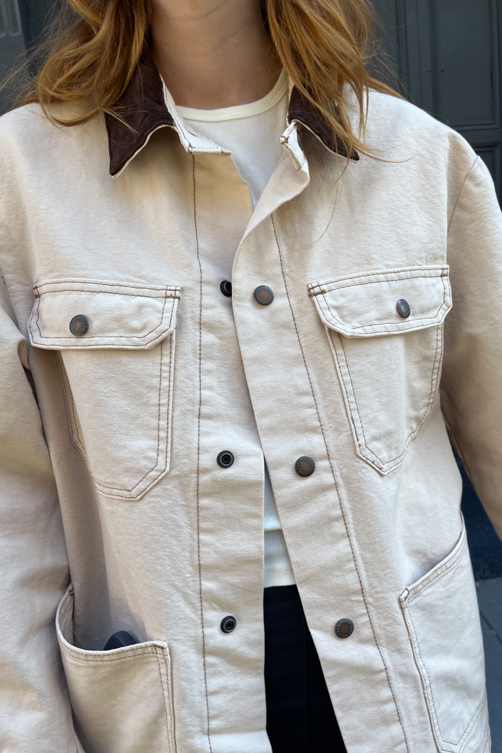 Ivory Denim / Oversized Fit