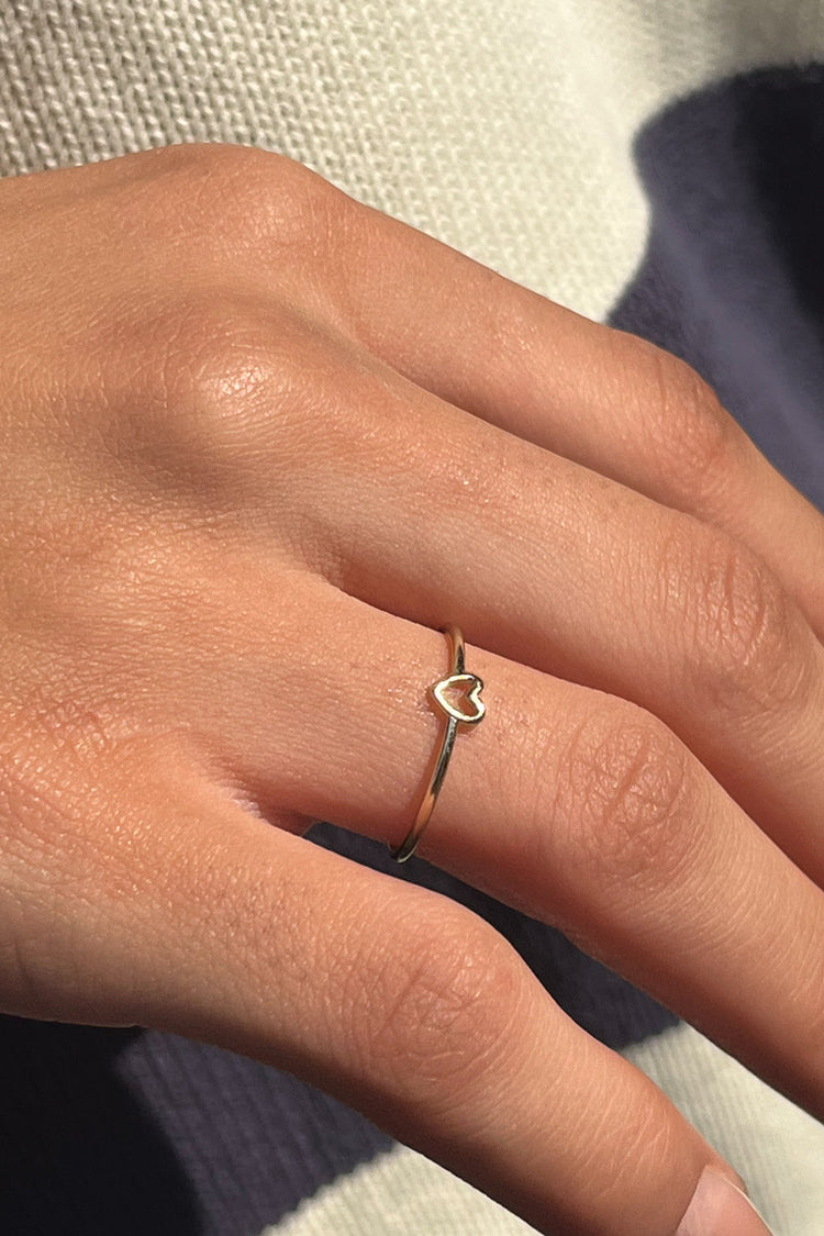 Mini Heart Ring | Copper