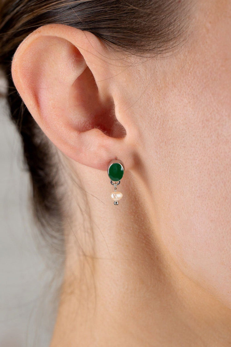 Pearl Earrings | Silver