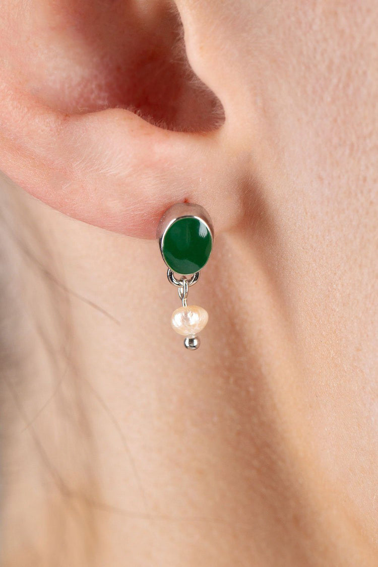 Pearl Earrings | Silver