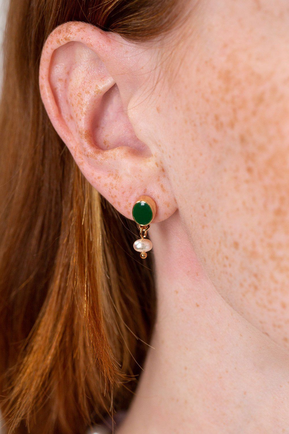 Pearl Earrings | Gold