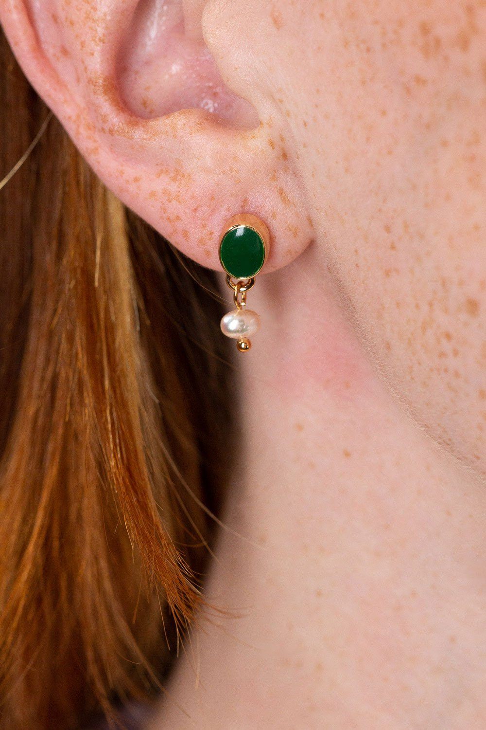 Pearl Earrings | Gold