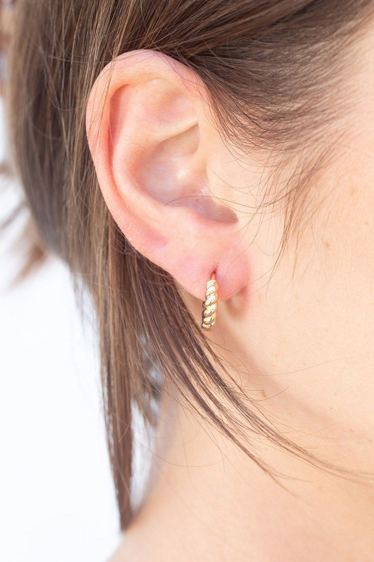 Mini Drop Hoop Earrings – Brandy Melville