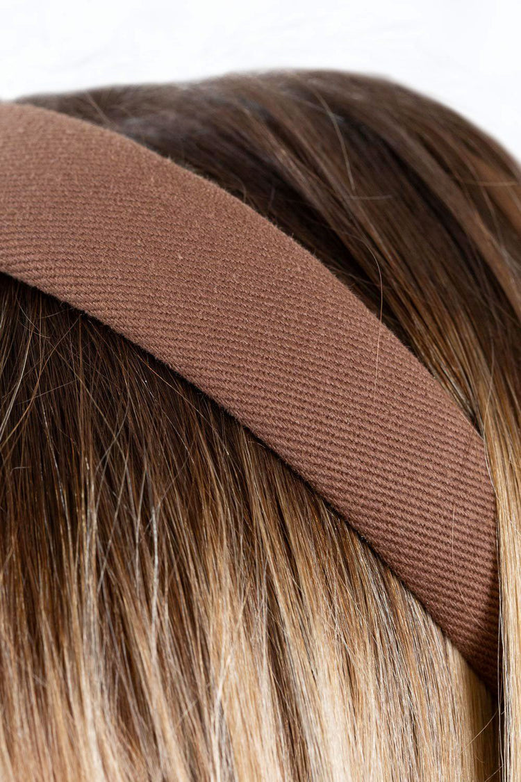 Solid Headband | Brown