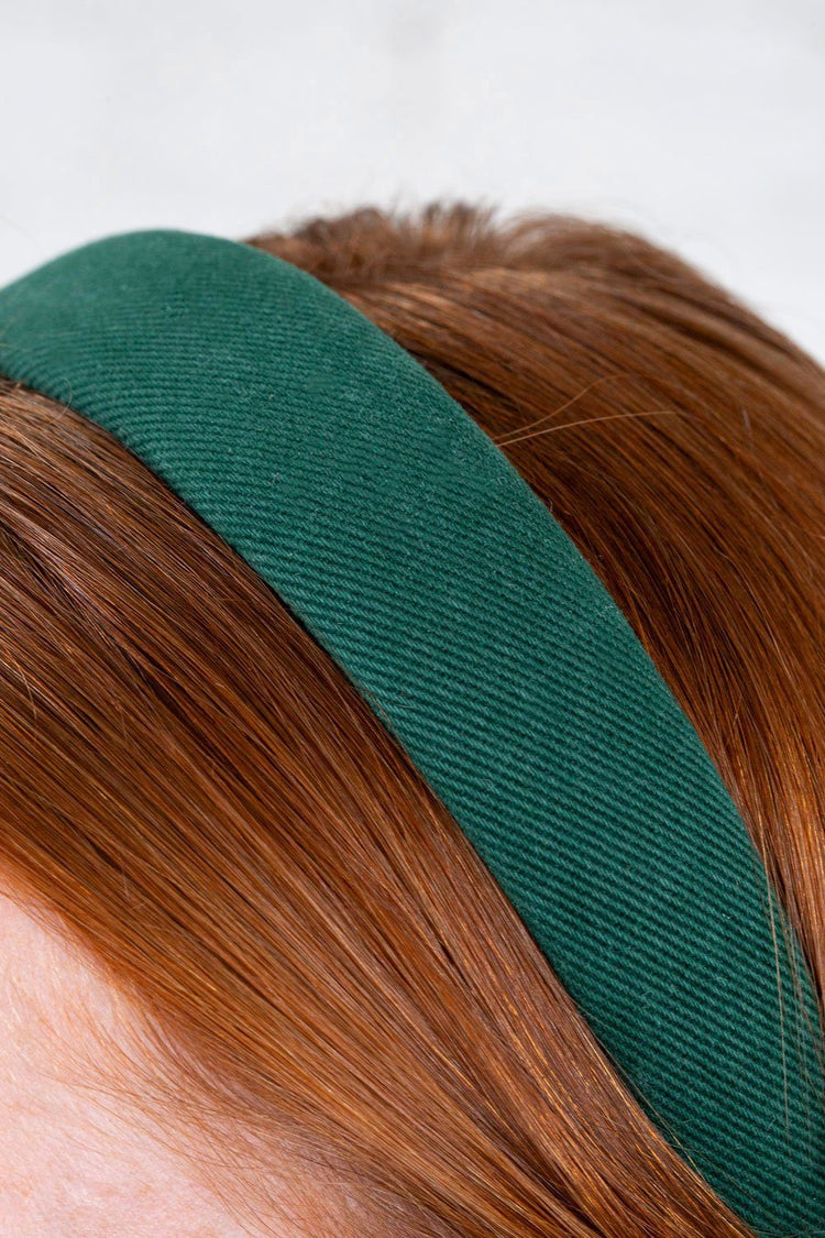 Solid Headband | Dark green