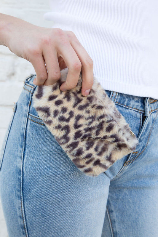 Brown Leopard Fur Print
