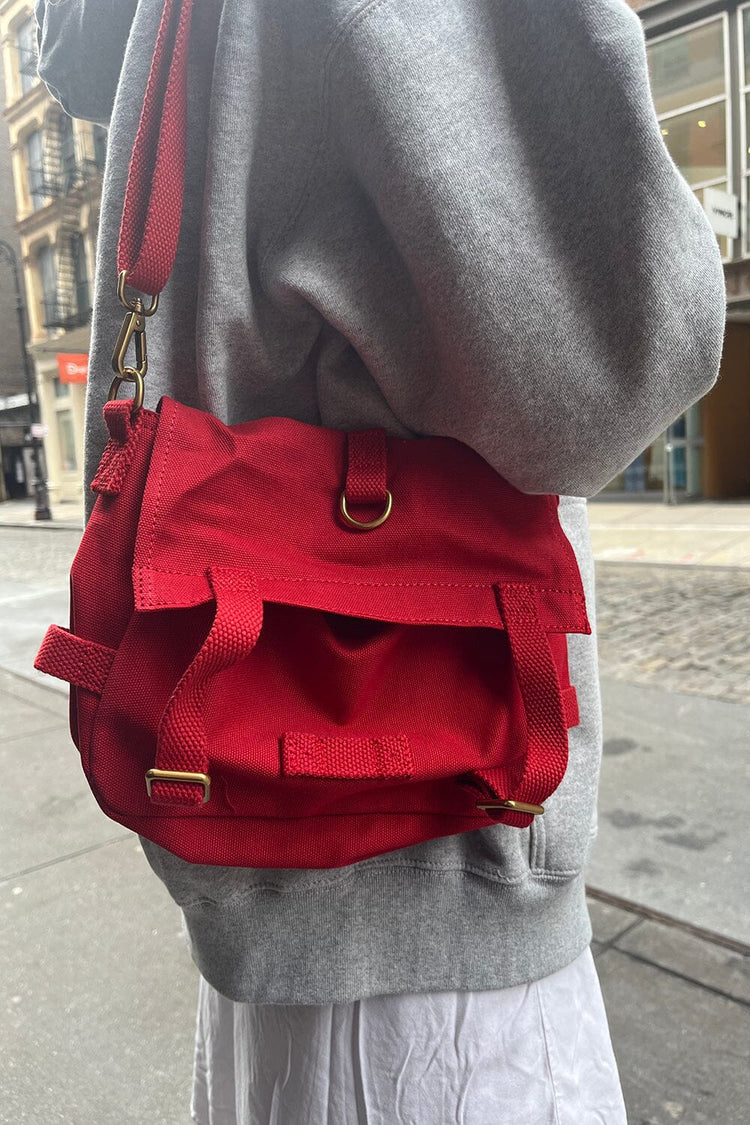 Mini Messenger Bag | red