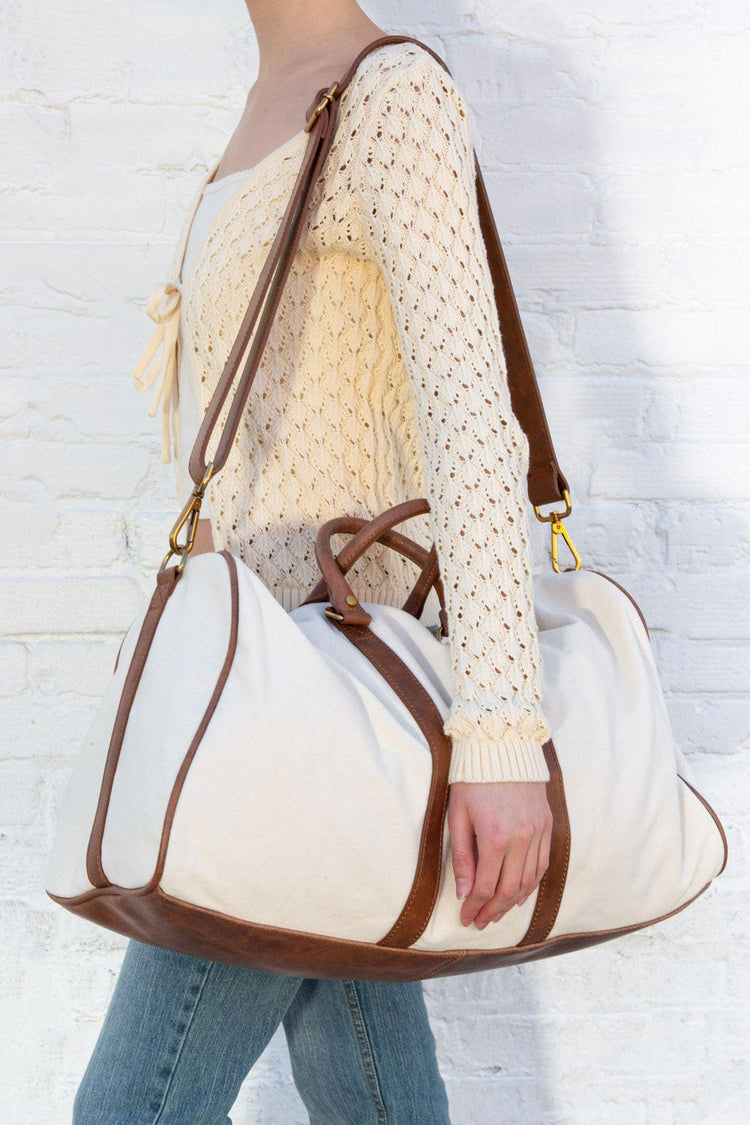 Ivory Duffle Bag | Ivory