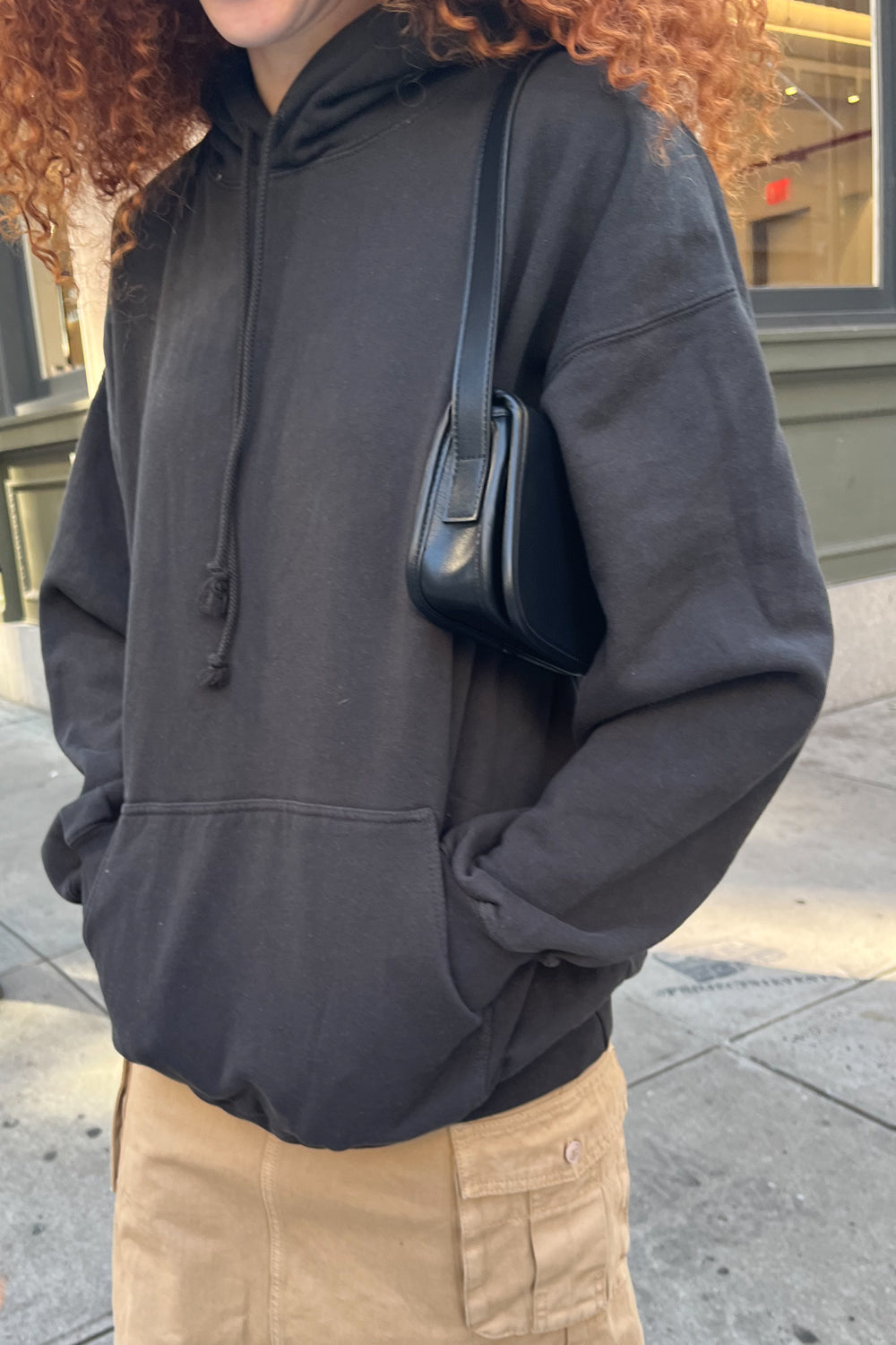 Brandy Melville black leather purse on Mercari
