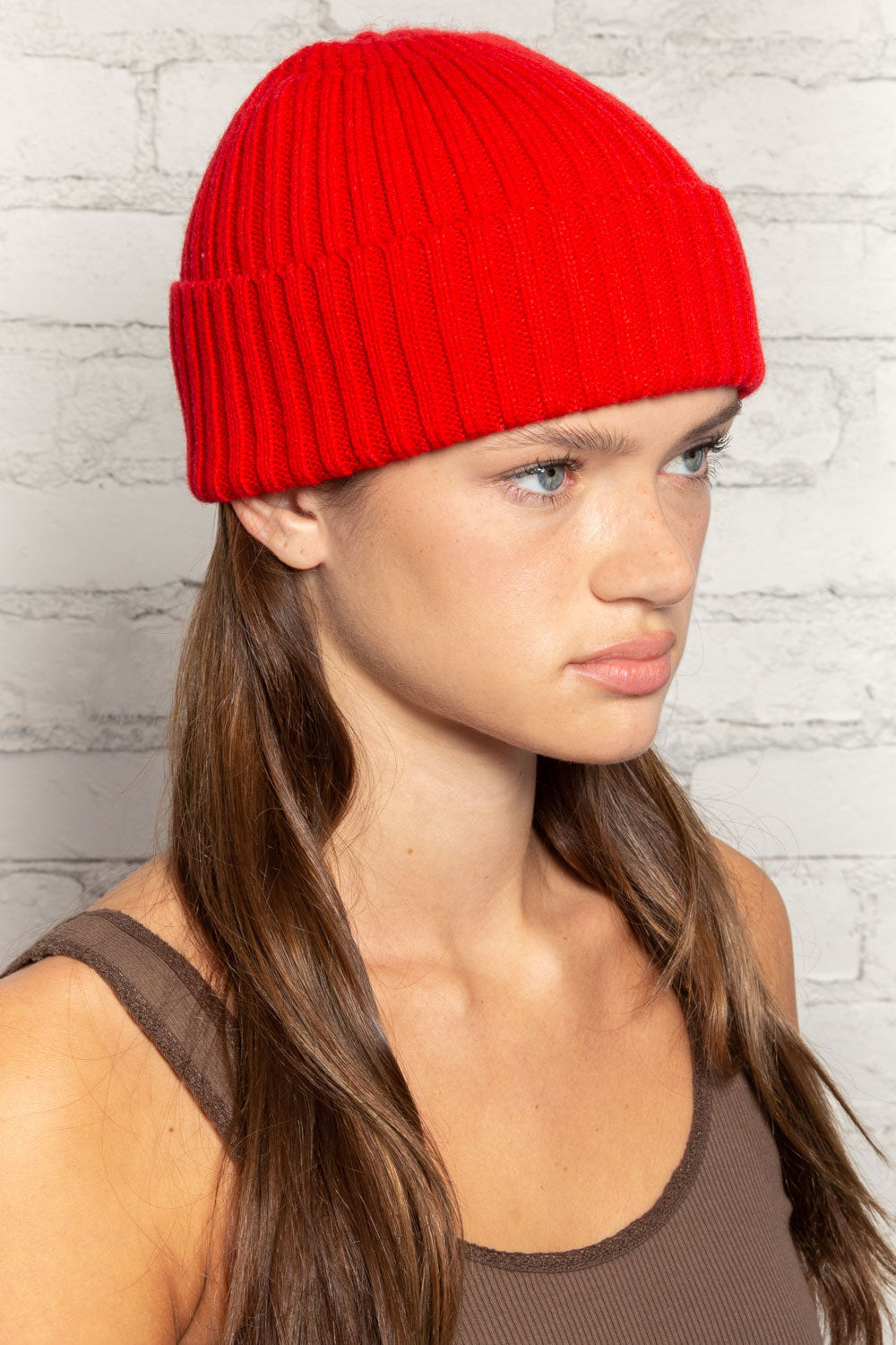 Knit Beanie | Red