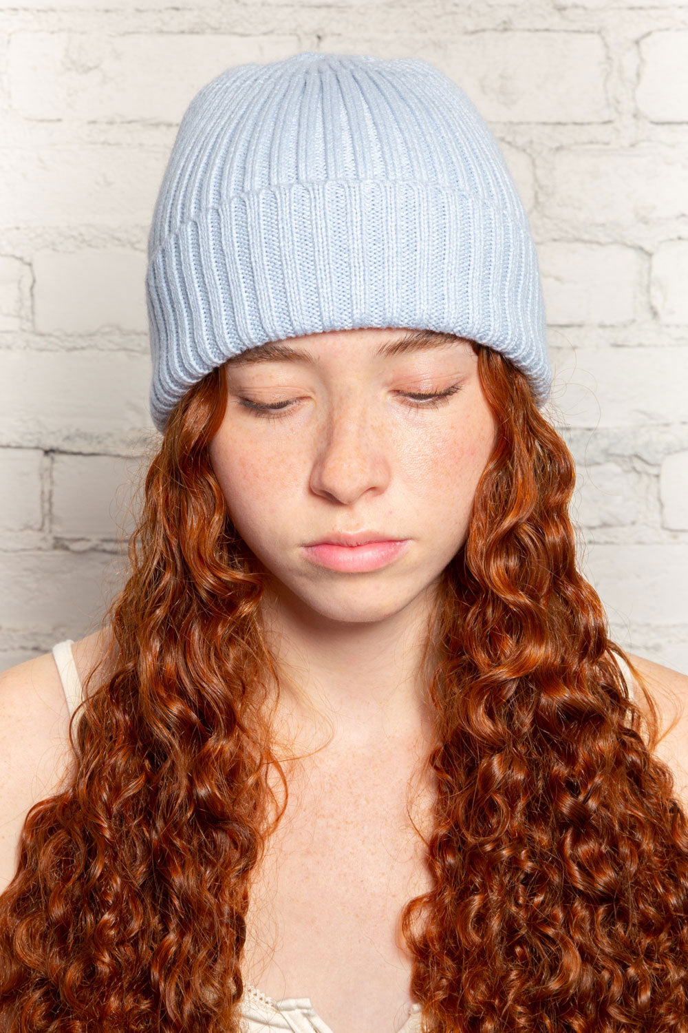 Knit Beanie | Light Blue
