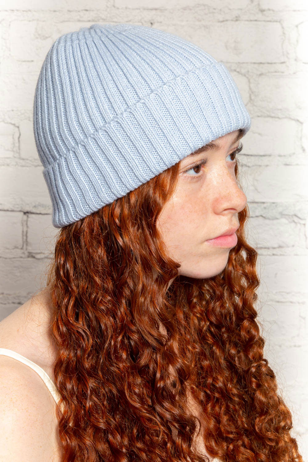 Knit Beanie | Light Blue