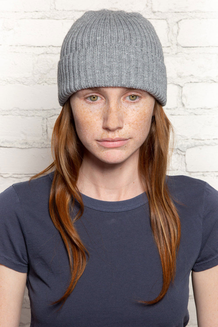 Knit Beanie | Heather Grey