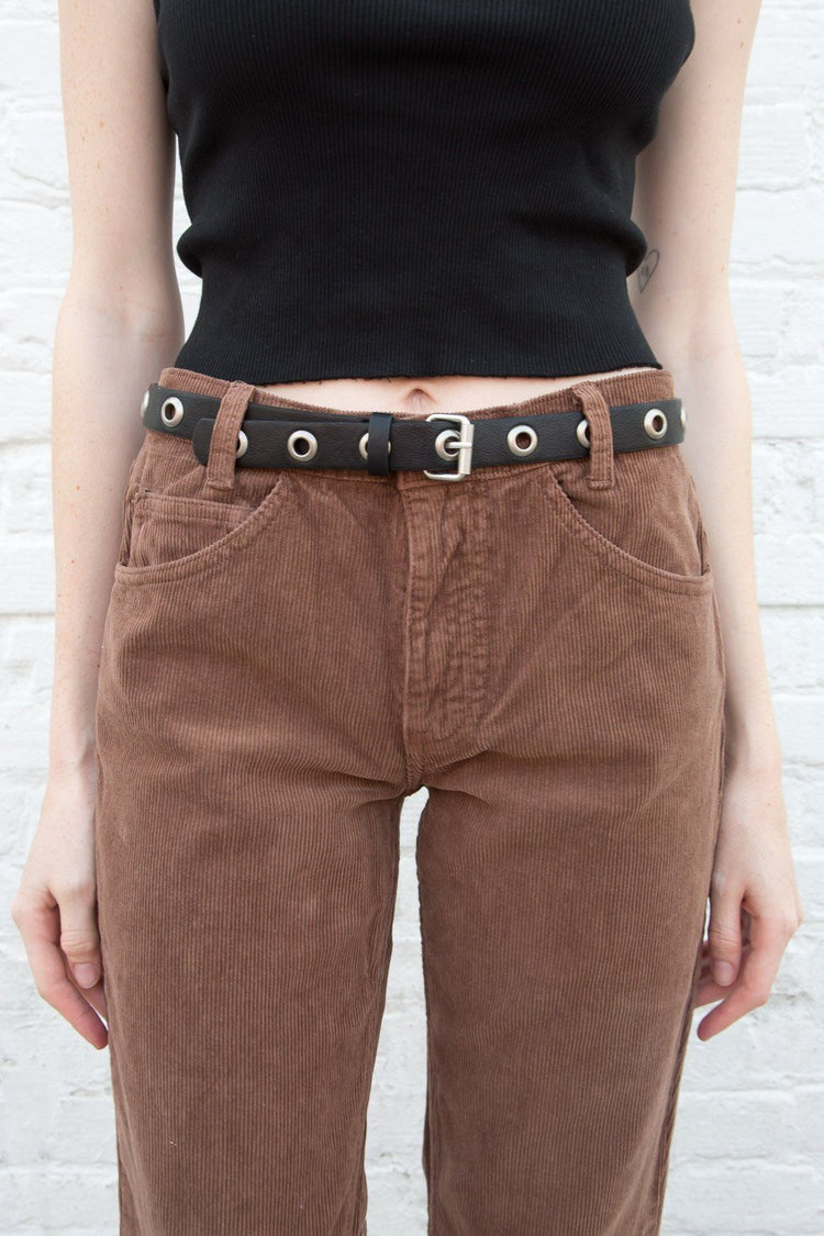Circle Buckle Belt | Silver