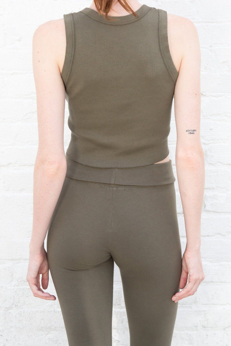 Connor Tank | Olive Green / S