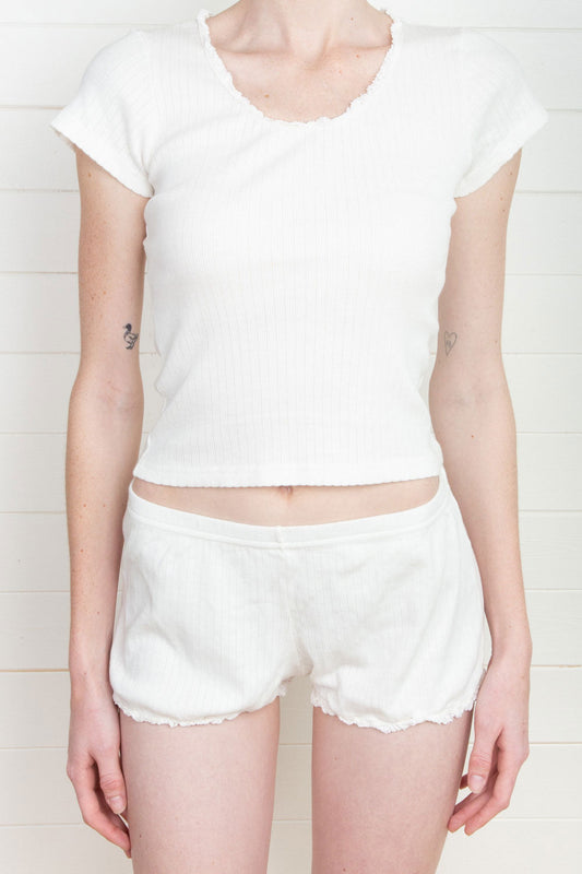 McKenna Lace Top | White / XS/S