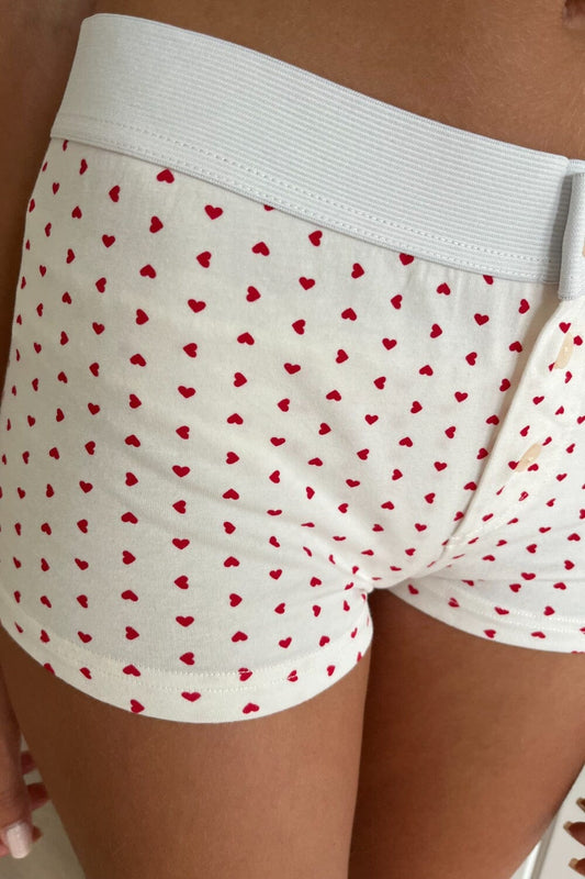 Boy Short Heart Underwear | XS/S