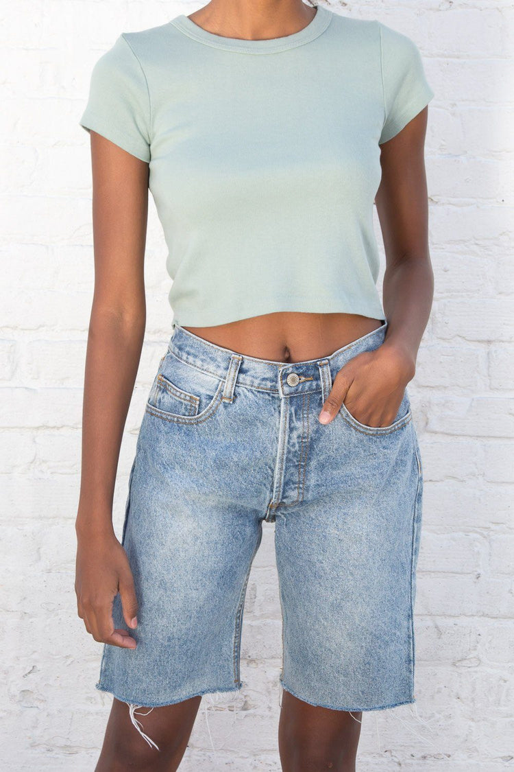Brandy Melville Halter Top Green - $12 (40% Off Retail) - From Ashley