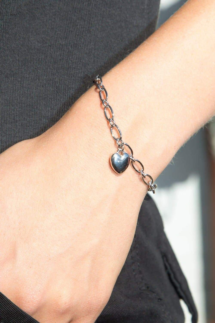 Chain Heart Bracelet – Brandy Melville